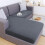 Housse de canapé extensible imperméable en jacquard pour canapé d'angle 2
