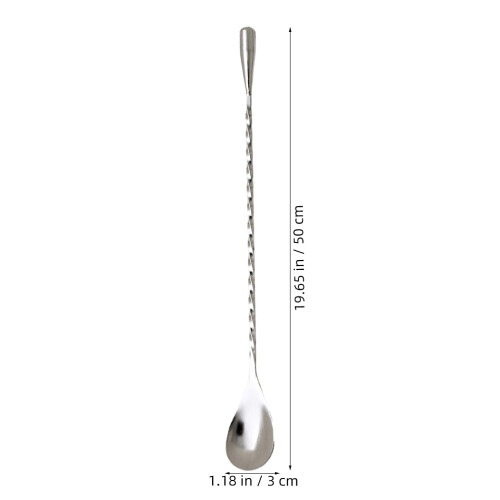 Cuillères à mélanger en spirale en acier inoxydable (3 pièces) 1