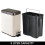 Metal Step Trash Can 10L with Removable Liner 4