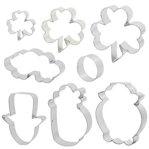 Ensemble de 8 emporte-pièces en acier inoxydable 1