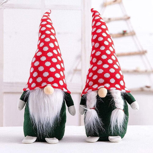 Pre-Cut Gnome Beards Noses & Braids 12 pcs 1