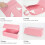 Rosa magnetische Geschenkbox, 25,4 x 15,2 x 7,6 cm 4