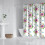 Αδιάβροχη κουρτίνα ντους με floral εκτύπωση 72" x 84" 2