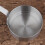 Mini casserole en acier inoxydable avec long manche 50 ml ou 2