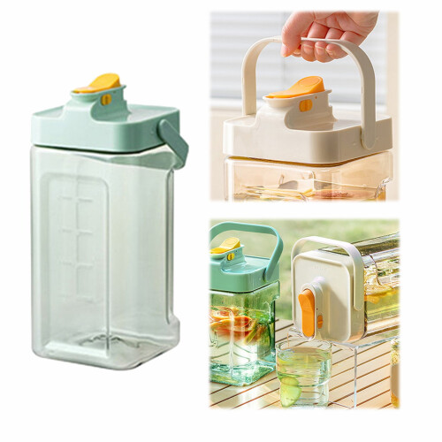 Distributeur de boissons 3,5 L avec robinet et support – Vert 1