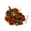 Buquê de flores artificiais – Plástico, 30 cm, Marrom 2