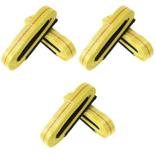 6Pièces Sangles De Levage Boucles Plates Usage Automobile 1