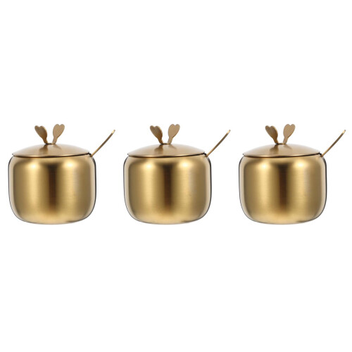 3Pièces Boîtes À Épices Couvercle Cuisine 1