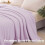 Couverture polaire douce format king size 229 x 264 cm lilas 3