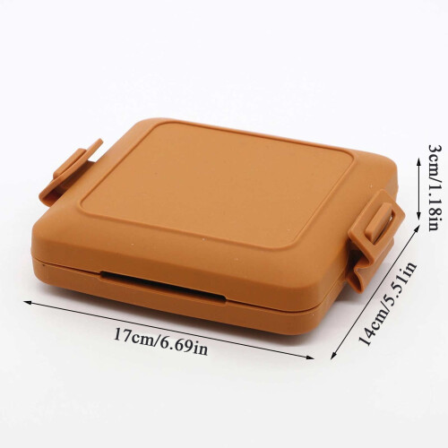 Xubond Microwave Toastie Sandwich Maker Blue with 2