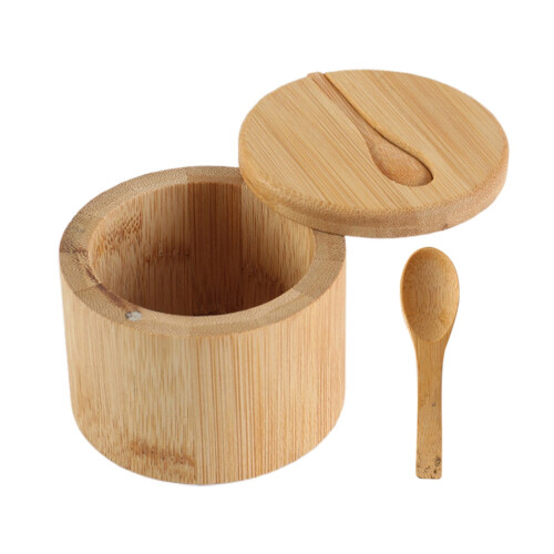Bambu saltlåda med roterande magnetiskt lock 1