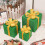3er-Set beleuchtete LED-Weihnachtsgeschenkboxen 4