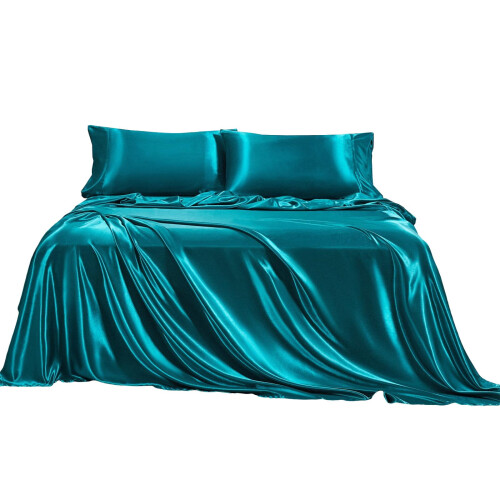 Ensemble de draps 4 pièces en coton et polyester 1
