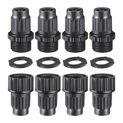 Régulateur de pression pour irrigation goutte à goutte avec kit d'adaptateur pour robinet
