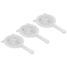 Cuillère passoire à lait de noix de cuisine en nylon, lot de 3, mailles 100/200/400