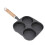 Cast Iron Egg Frying Pan Non-Stick Wooden Handle 4 Cup 1