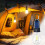 Solar Rechargeable LED Outdoor Warm Light Bulb 7