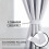 Silver Wave Dot Thermal Curtains 42x72 in Set of 2 4