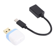 2 in 1 kabellose CarPlay & Android Auto Box Weiß