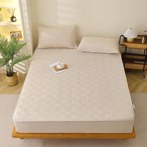 Drap-housse imperméable pour lit simple – Coton et élasthanne, respirant 1