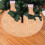 Jupe de sapin de Noël double couche jaune 3