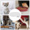 Balance numérique pour chats et chiens, blanche 3