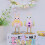 Easter Fabric Bird Decoration Handmade Plush Blue 3