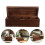 1Boîte De Rangement Bois Couvercle Pour Sachets Café 5