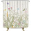 Blomsterbruseforhæng Salviegrøn 72x72in 2
