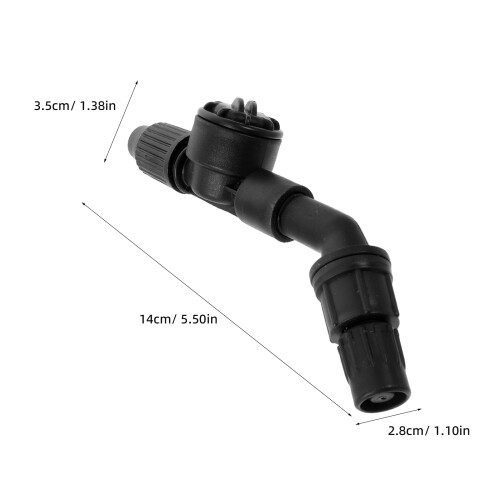 Durable Black Plastic Nozzle for Pump Sprayer and Garden Watering 1