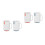 4Pcs Assorted Color Toothbrush Organizers Multipurpose Bathroom Cups 10