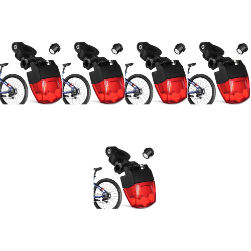 5Pcs Multi Rear Bike Light Magnetic Adjustable Angle High Brightness 2