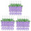 Guirlanda artificial de lavanda e glicínia (pacote com 3) 4
