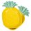 Ensemble de 2 ustensiles de service en forme d'ananas avec bols à sauce soja 1