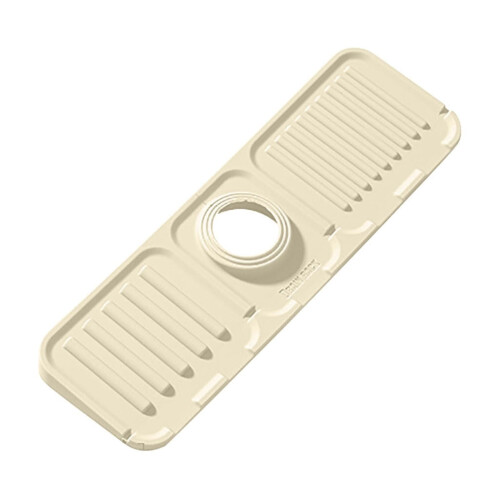 Coussinet de drainage décoratif pour lavabo et robinet de cuisine