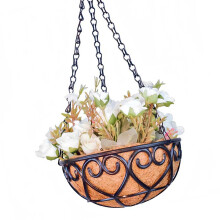 Resins Plant Hanger Basket Flower Pot Wall Hanging Flower Pot-3