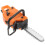 Mini Chainsaw Lawn Mower Model PVC Decorative Accessory 3