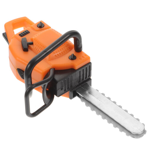 Mini Chainsaw Lawn Mower Model PVC Decorative Accessory 2