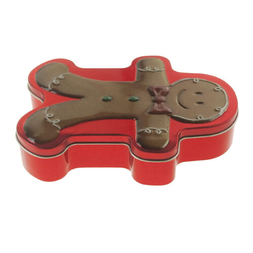 Forma redonda de 18 cm para biscoitos de Natal em formato de boneco de gengibre.