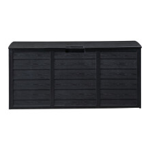 Plastic Storage Box with Wheels and Lockable Seat 75 Gallon