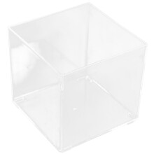 Boîte de rangement pour sachets de thé en acrylique, support de bureau transparent