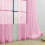 Pachet de 2 perdele transparente din poliester, 132x233 cm 3
