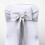 Polyester Chair Sashes Silver 6" x 108" Pack of 5 4