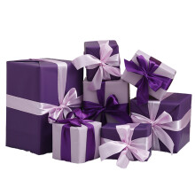 Artificial Christmas Tree Purple Decor Compatible 6ft