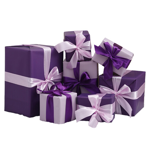 Artificial Christmas Tree Purple Decor Compatible 6ft
