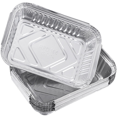 Aluminium-Grill-Auffangschalen, 30er-Packung