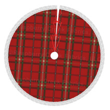 Christmas Tree Skirt Plaid 36 Inch
