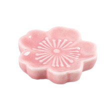 Reposapalillos de cerámica con forma de flor de cerezo, 1 unidad.