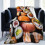 Couverture polaire à motif sushi 127 x 152 cm 3