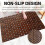 Bamboo Bath Mat Non-Slip Natural Breathable 5